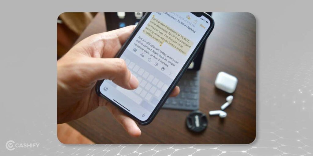 iPhone hidden trackpad feature