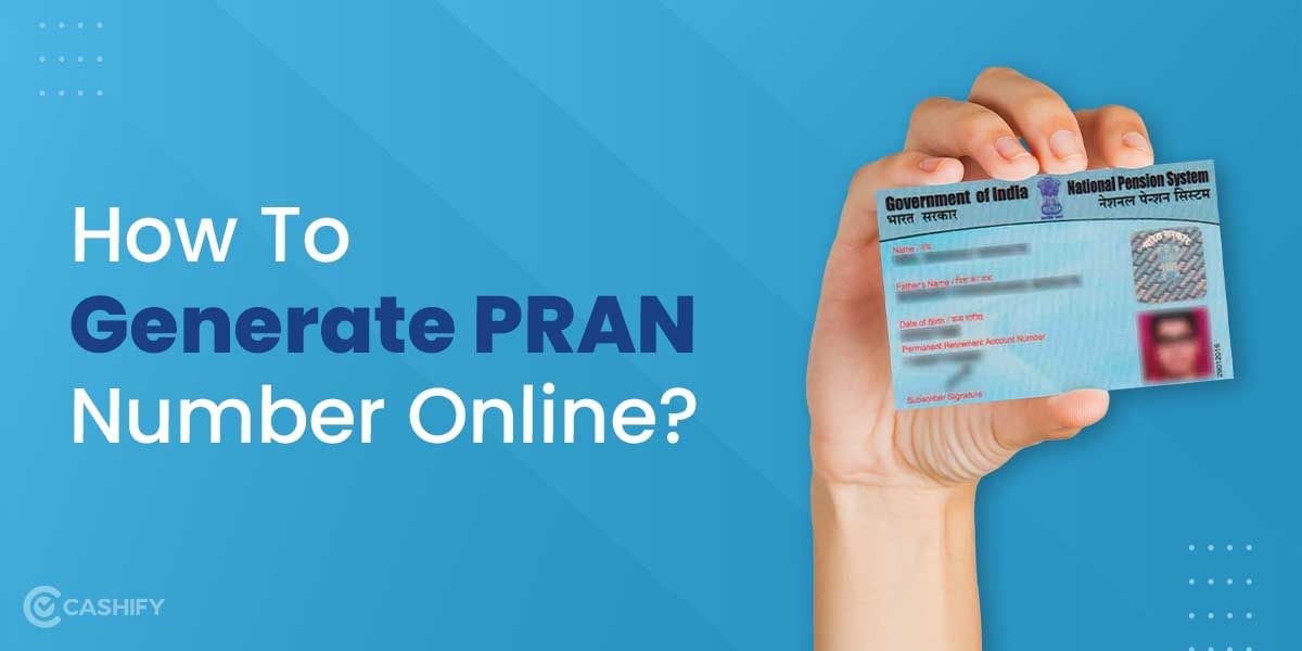 How To Generate PRAN Number Online?