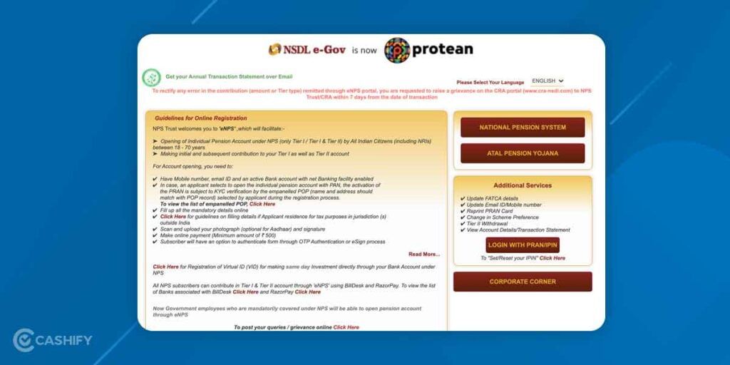 How to generate pran number online