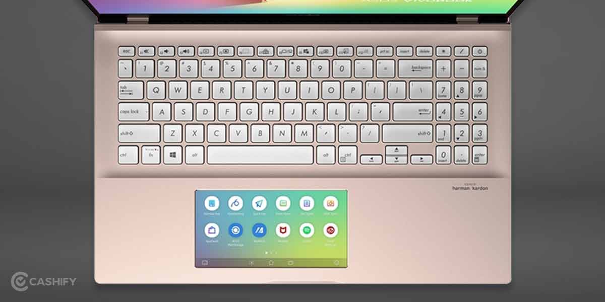 Asus VivoBook S15 Keyboard and Trackpad