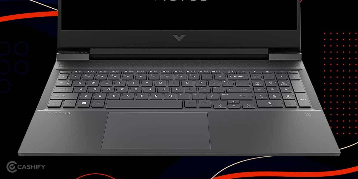 HP Victus 16 Keyboard and trackpad