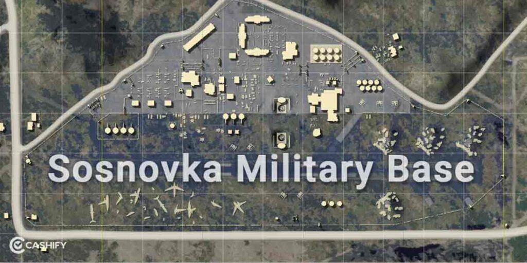Sosnovka Military Base loot location