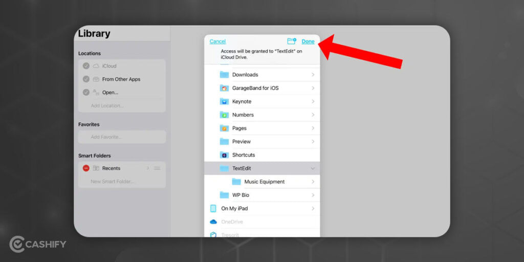 TextEdit folder