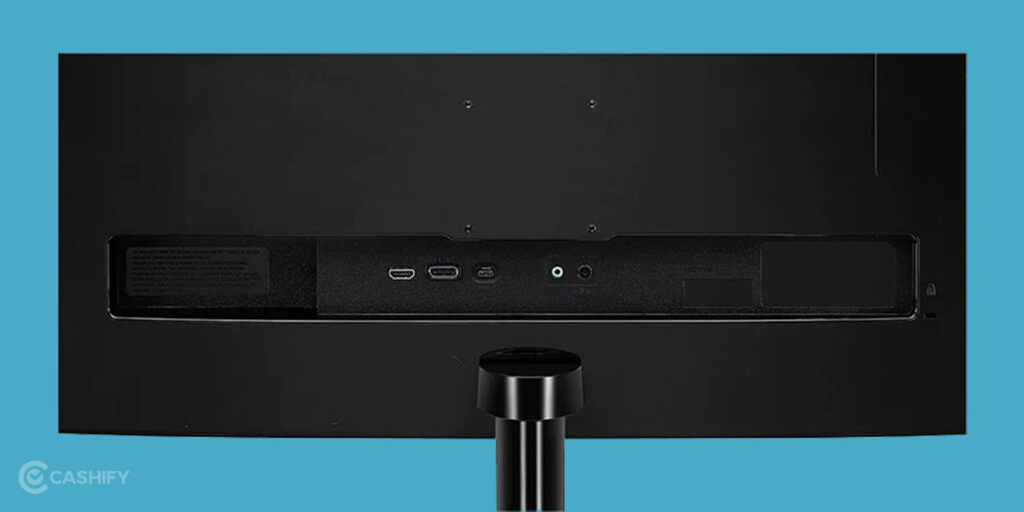 connectivity ports on monitor