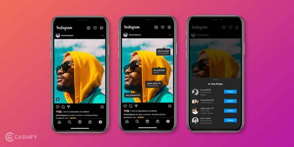 Instagram enhanced tags