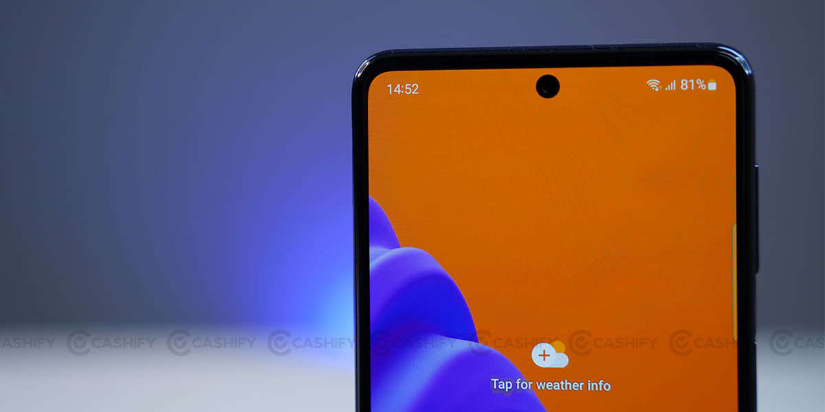 Samsung Galaxy M53 5G Display punch hole