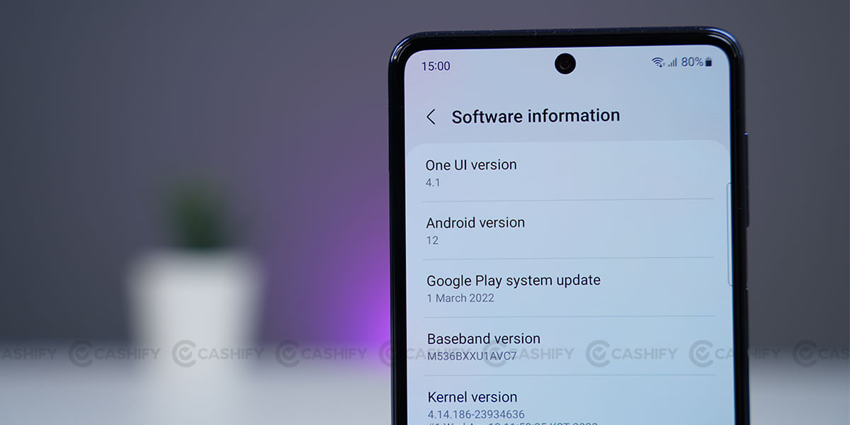 Samsung Galaxy M53 5G Software