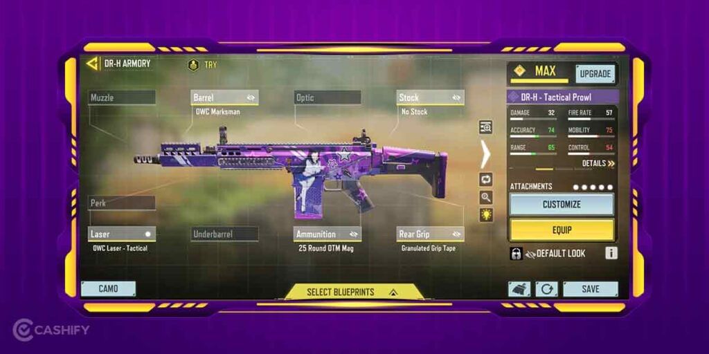 DR-H Gun COD mobile