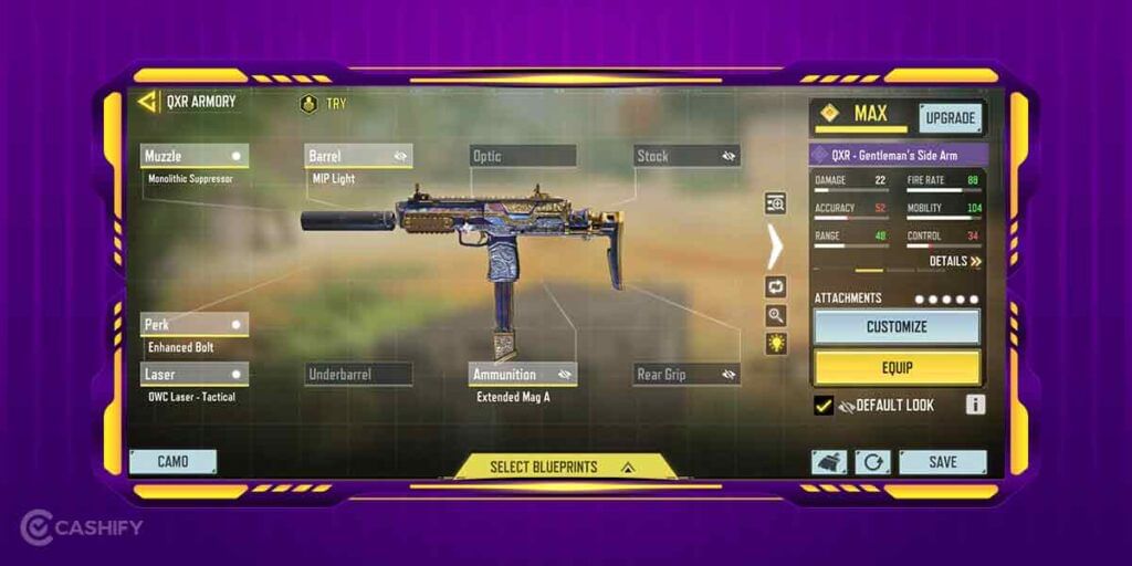 QXR gun COD mobile