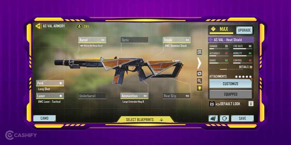 AS VAL gun CoD Mobile