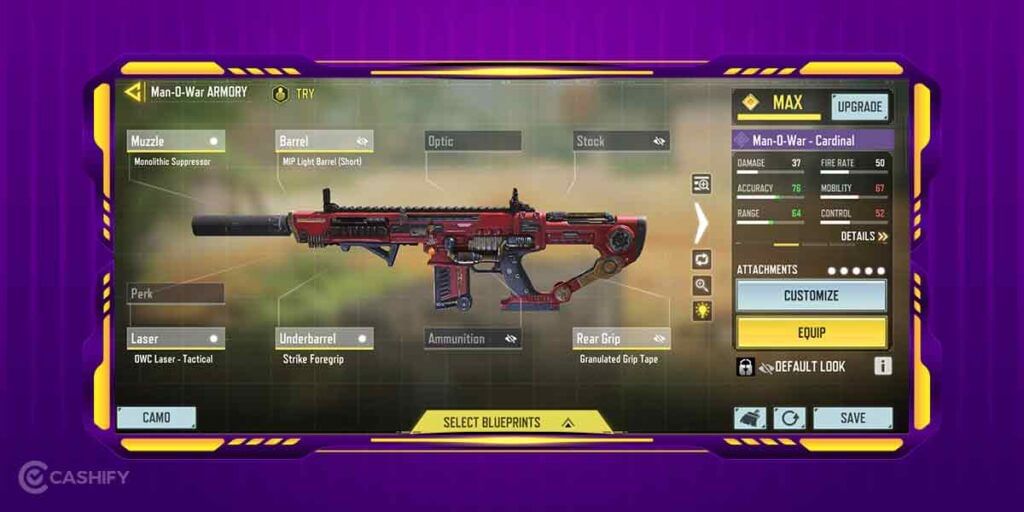 Man-O-War gun CoD Mobile