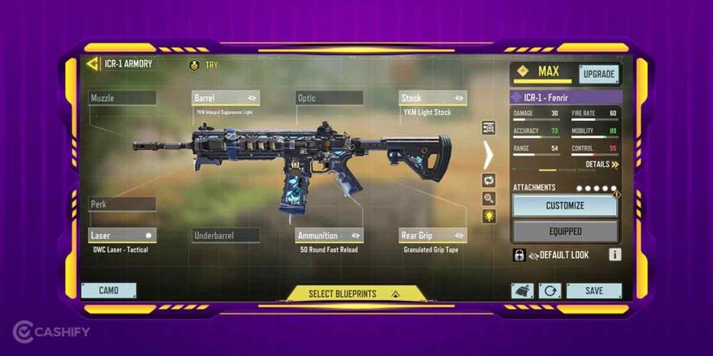ICR-1 guns in CoD Mobile