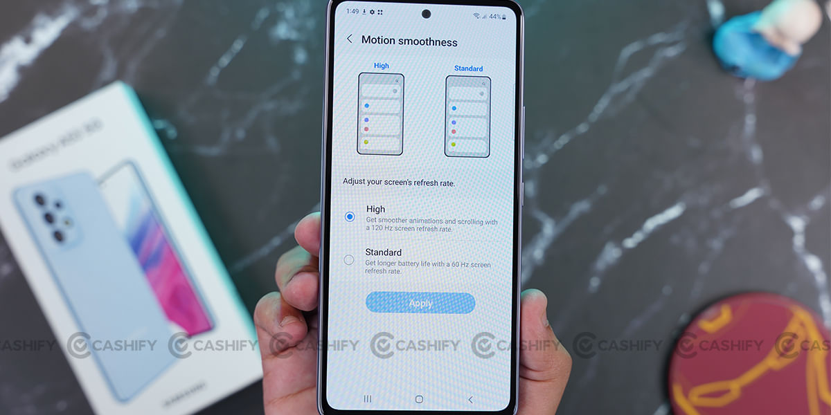 Samsung Galaxy A53 5G Display