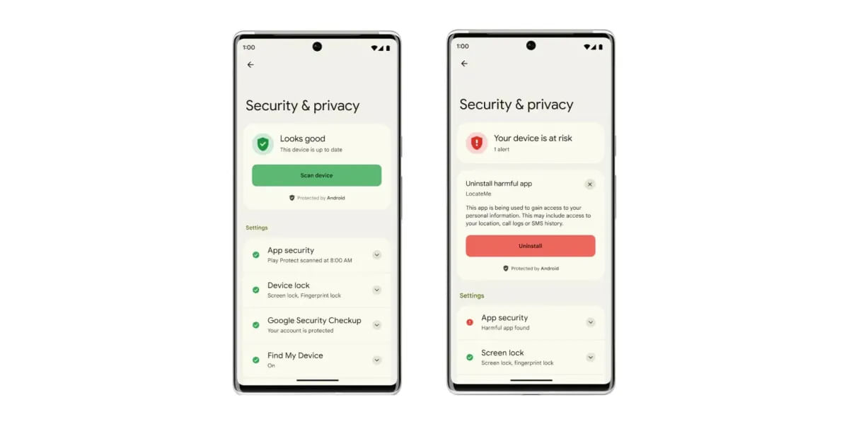 Protected by Android
