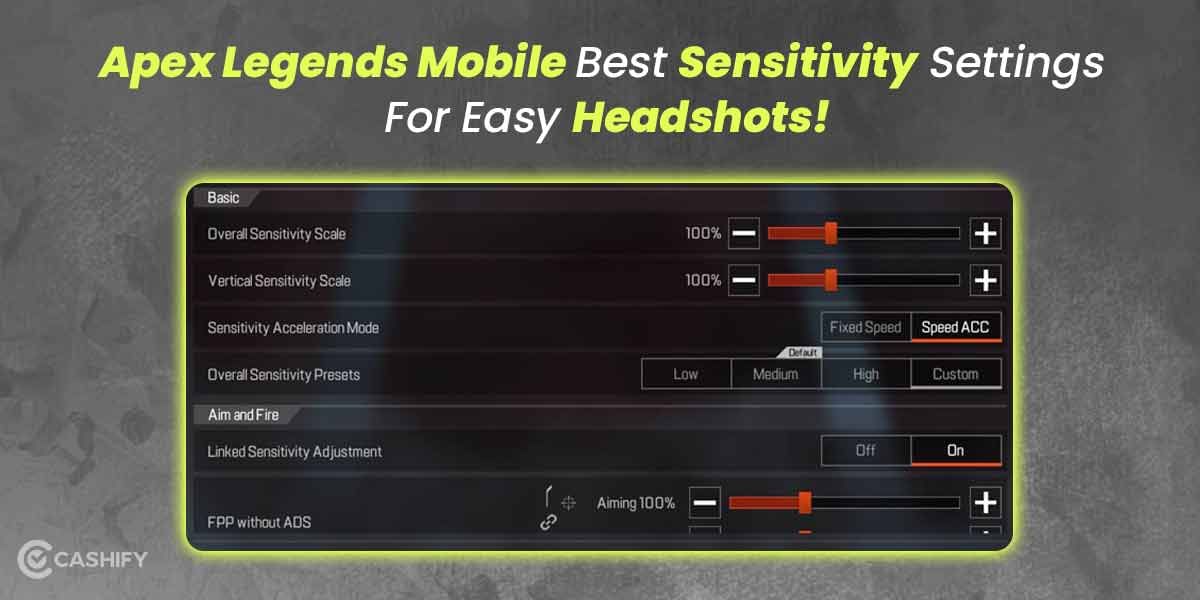 Best Apex Legends Mobile Sensitivity Settings For Easy Headshots!