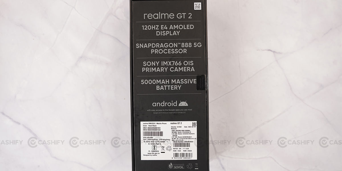 Realme GT2 Specs at a glance