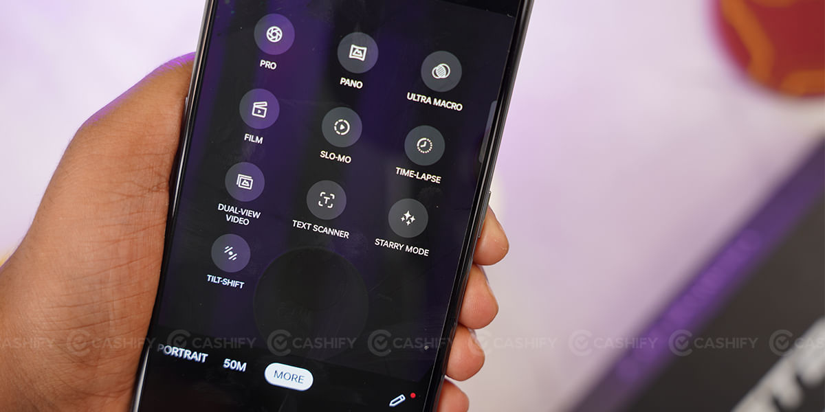Realme GT 2 5G Camera modes