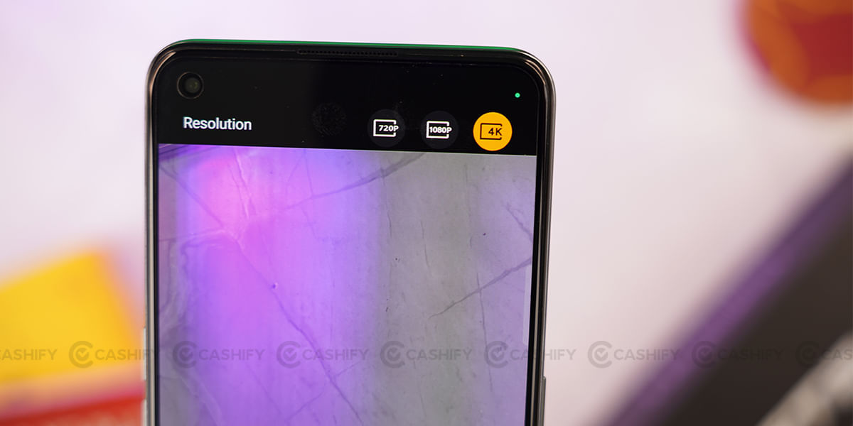 Realme GT 2 5G video recording