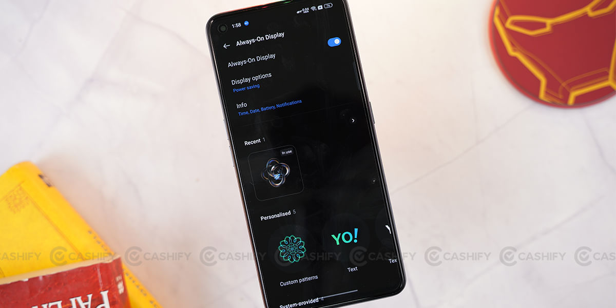 Realme GT 2 5G Always on display