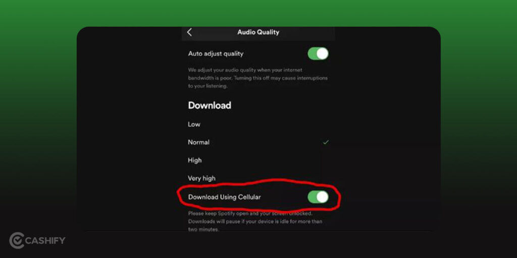 Download Using Cellular