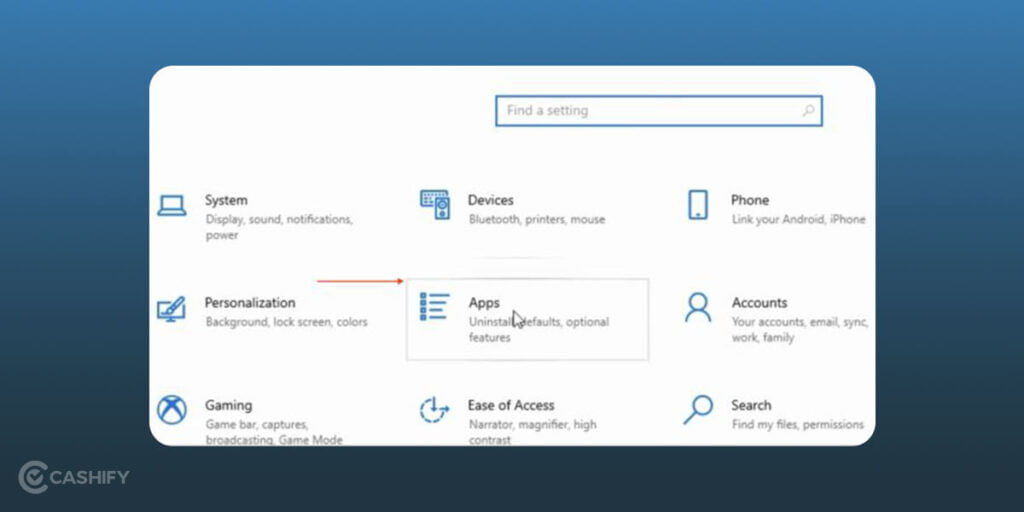 Apps and features