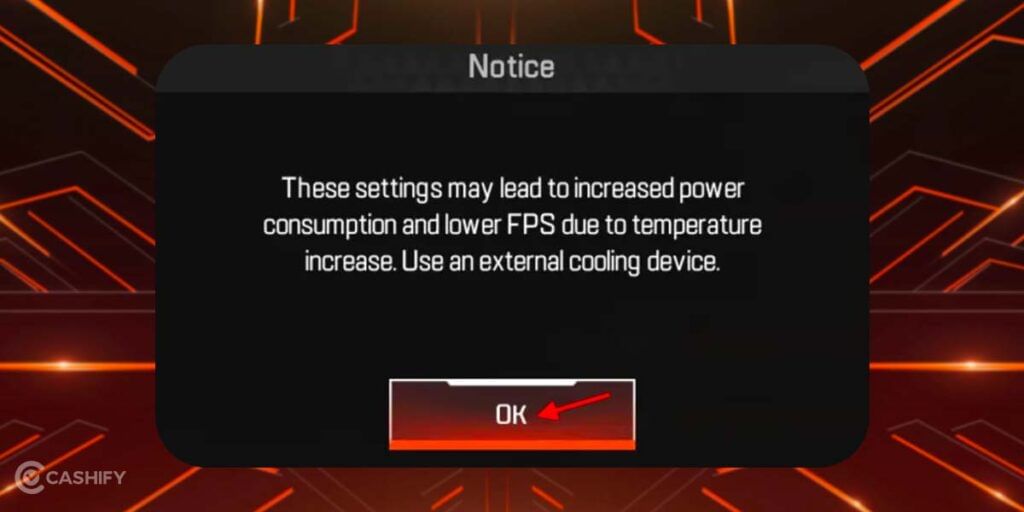 pop up message
