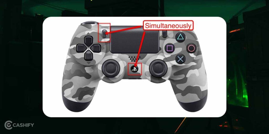 PlayStation-controller-PS-and-Share-buttons connect PS5 and PS4 controller to Android and iOS