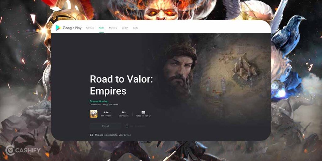 Play Store pre-registration page
