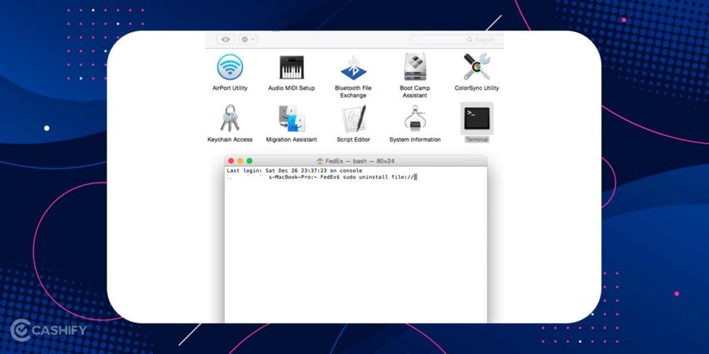 uninstall apps on mac