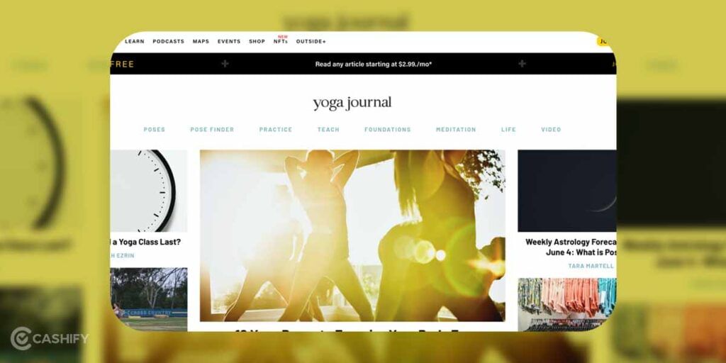 Yoga Journal learn yoga online for free
