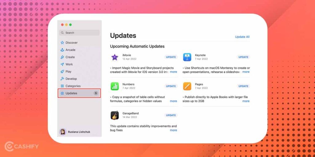 Updates