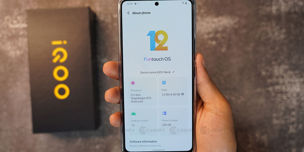 iQOO Neo 6 Performance