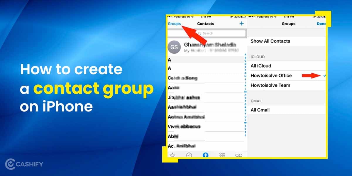 Learn How To Create A Contact Group On iPhone For Email/Texting