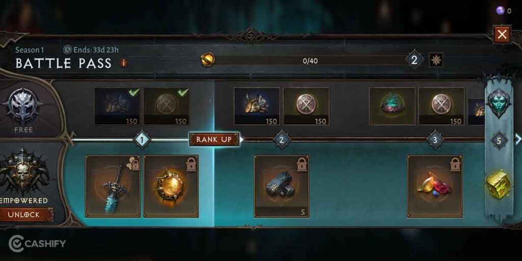 Battle Pass In Diablo Immortal Mobile