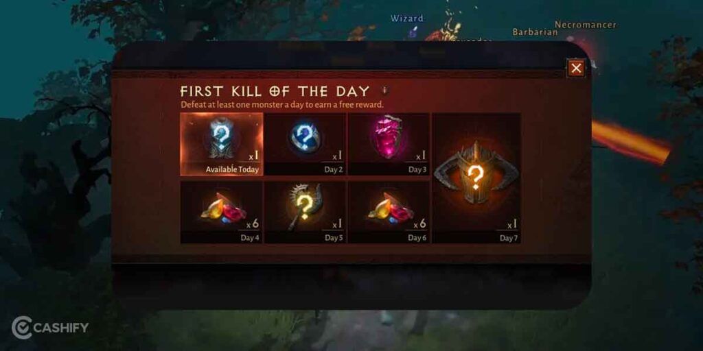 Daily rewards diablo immortal levelling tips