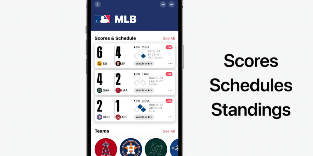 ios 16 features Sports