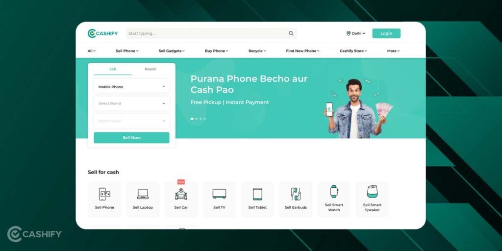 Use cashify to buy second hand phones