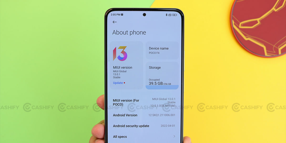 POCO F4 5G Software