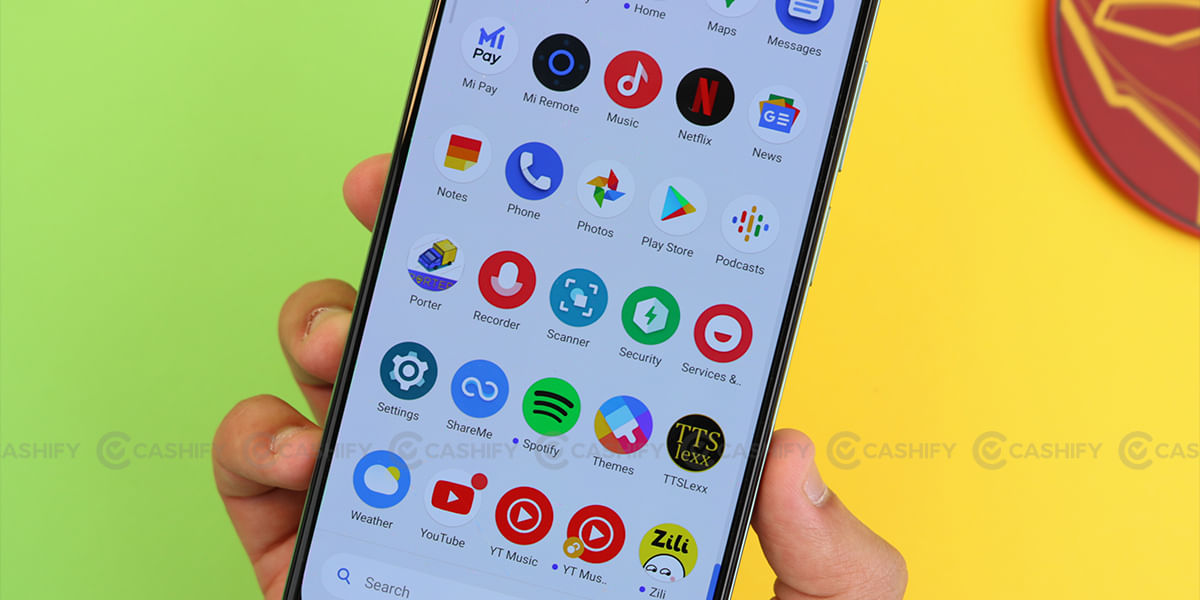 POCO F4 5G App Drawer