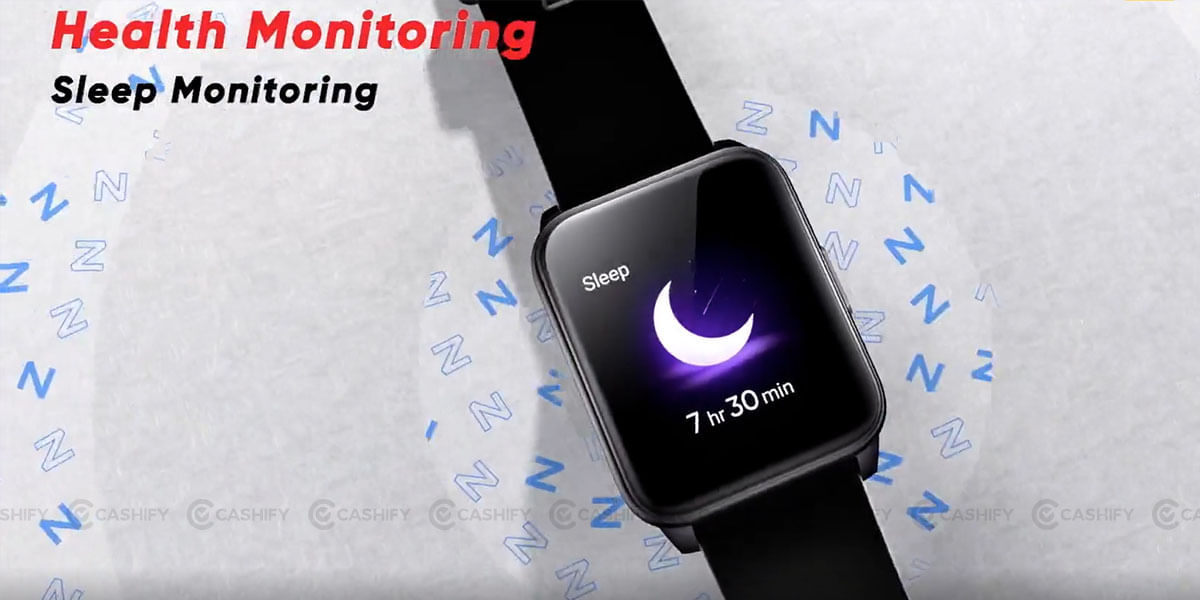 DIZO Watch sleep recording