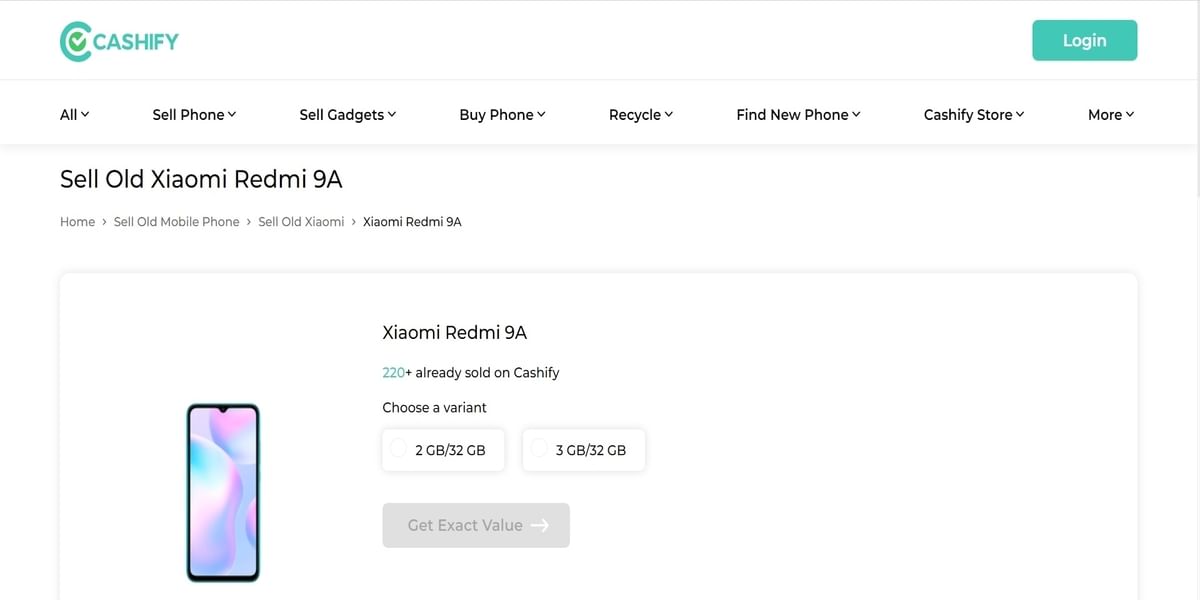 Xiaomi Redmi 9A