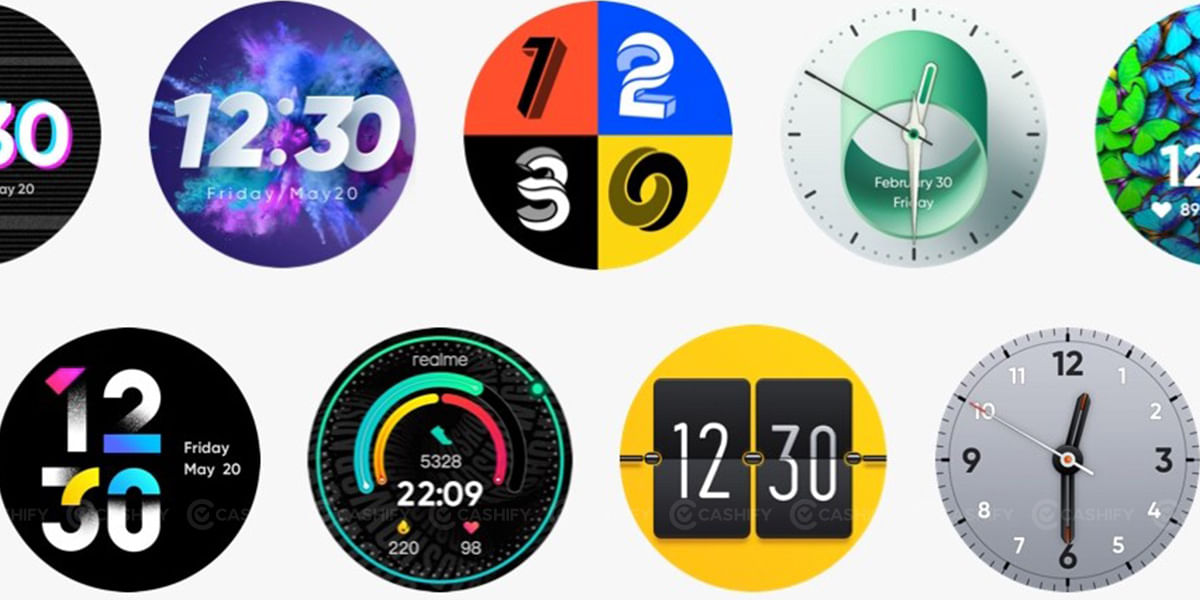 Realme Watch S watch faces