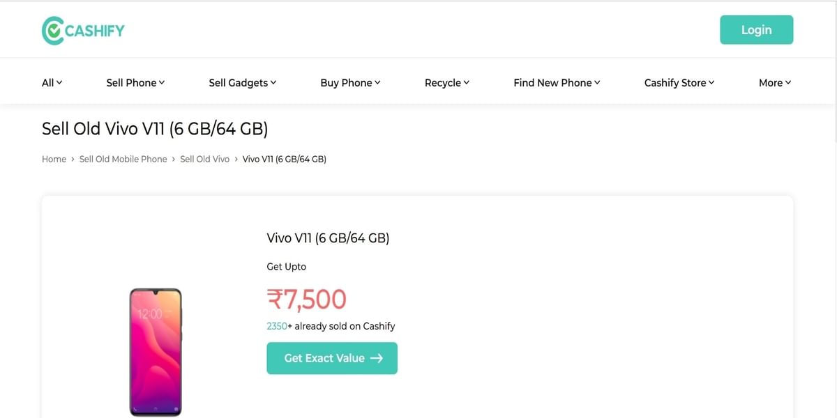 Sell Vivo V11