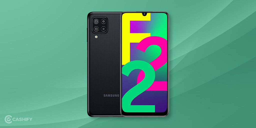 Samsung Galaxy F22 mobile phone under 15000
