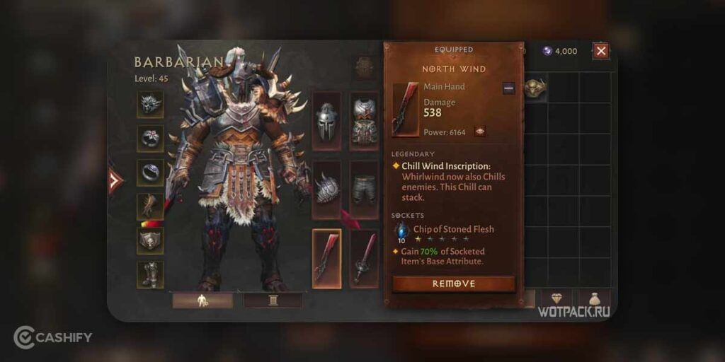 Legendary items