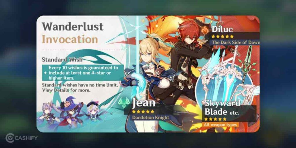 Standard character wish