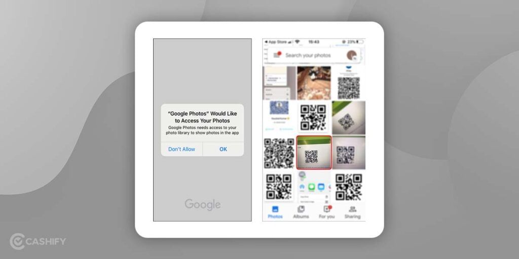 How to scan QR code on iPhone using Camera Roll