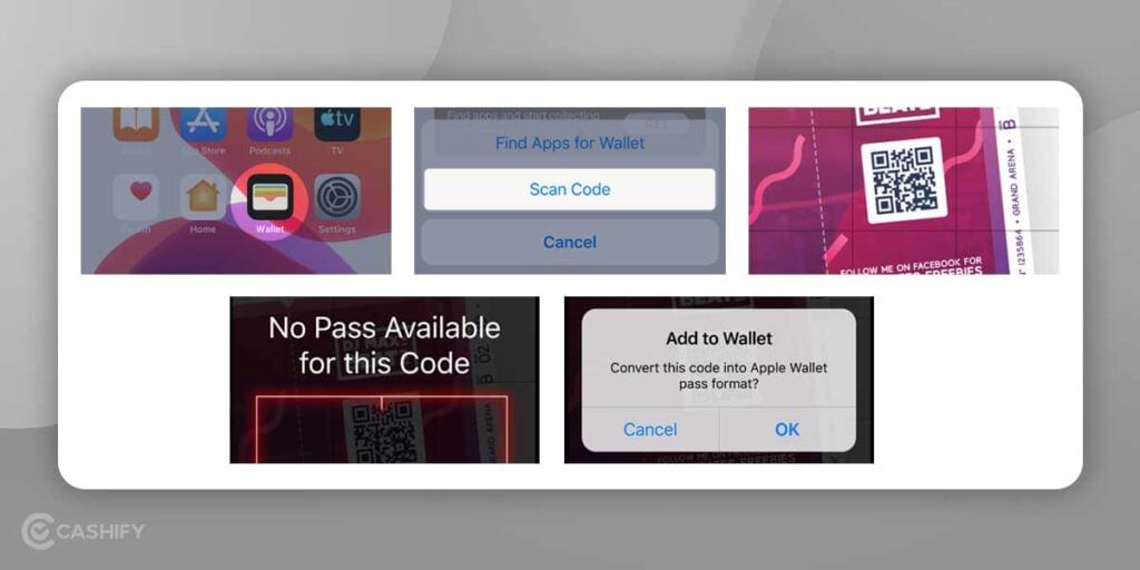 How to scan QR code on iPhone using Wallet App