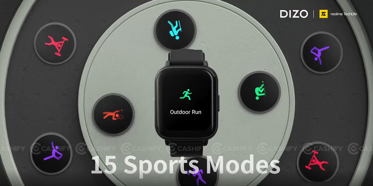 DIZO Watch 2 sports modes