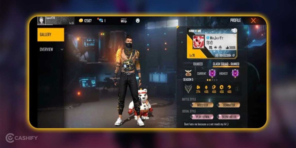 TSM FTX MR JAY best free fire players in india